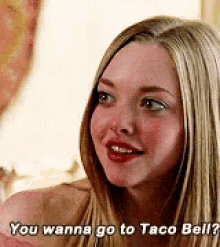 Meangirls Taco Bell GIF - Meangirls Taco Bell You Wanna Go To Taco Bell GIFs