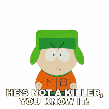 hes not a killer you know it kyle broflovski south park s8e13 cartmans incredible gift