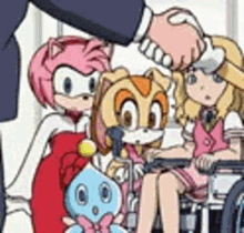 Sonic X Amy Rose GIF - Sonic X Amy Rose Cream The Rabbit GIFs