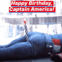 Happy Birthday Captain America GIF - Happy Birthday Captain America Captain America Ass GIFs