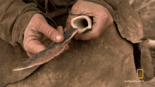 Making A Knife The Great Human Race GIF - Making A Knife The Great Human Race Knife GIFs