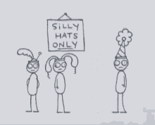 Silly Hats Only - Silly GIF