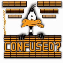 Confused Daffy Duck GIF - Confused Daffy Duck Loony Toons GIFs