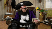 Spongebob Patchy The Pirate GIF - Spongebob Patchy The Pirate Thats It GIFs
