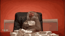 Monkey Money GIF - Monkey Money Grin GIFs