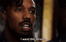 Erik Killmonger I Want The Throne GIF - Erik Killmonger I Want The Throne Black Panther GIFs