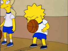 Lisa Versus Ball - The Simpsons GIF
