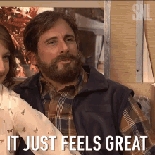 It Just Feels Great Steve Carell GIF - It Just Feels Great Steve Carell Saturday Night Live GIFs