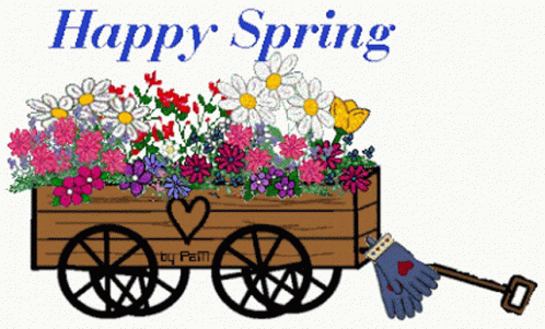 happy spring clip art