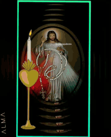 Jesus Divina Misericordia GIF - Jesus Divina Misericordia Candle GIFs
