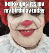 Birthday Clown GIF - Birthday Clown Clown Birthday GIFs