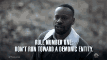 Rule Number One Dont Run Toward A Demonic Entity Rules GIF - Rule Number One Dont Run Toward A Demonic Entity Dont Run Rules GIFs