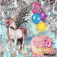 Happy Birthday Unicorn GIF - Happy Birthday Unicorn Unicorn GIFs