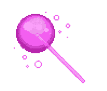 pixel lollipop