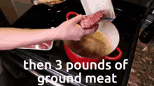 Adam Ragusea 3pounds Of Ground Meat GIF - Adam Ragusea 3pounds Of Ground Meat Macksville High School GIFs