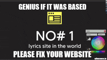 Genius If It Was Based Genius Lyrics GIF - Genius If It Was Based Genius Lyrics Genius GIFs