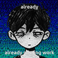 Omori Missing Work GIF - Omori Missing Work Depressed GIFs