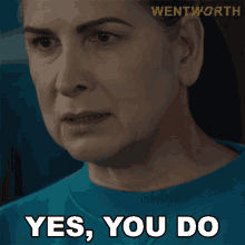 yes you do joan ferguson wentworth yes you are of course you are