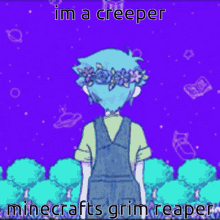 Creeper Omori GIF - Creeper Omori Minecrafts Grim Reaper GIFs