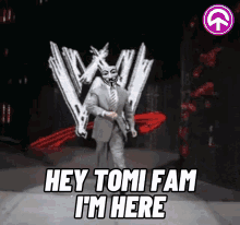 Im Here Tomi GIF - Im Here Tomi Fam GIFs