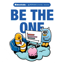 a monkiddo x monash university malaysia poster