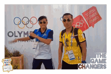 olympic glasses dab dabbing duo althete