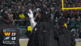 a fox championship football game between the eagles and the patriots