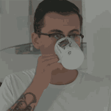 Drinking Coffee Ryan Locke GIF