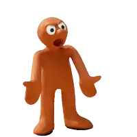 a cartoon character with a surprised look on his face says oi