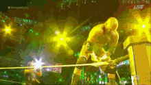 a wrestling match is being broadcast live on the nextbig thing