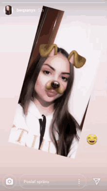 romana selfie filter dog filter