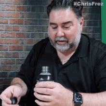 Smelling This Drink Chris Frezza GIF - Smelling This Drink Chris Frezza Sniffing It GIFs