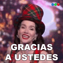 Gracias A Ustedes Natalia Oreiro GIF - Gracias A Ustedes Natalia Oreiro Quien Es La Máscara GIFs