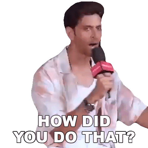 How Did You Do That Hrithik Roshan Sticker - How Did You Do That Hrithik Roshan Pinkvilla Stickers