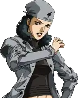 a cartoon character wearing a hat that says osef ncp