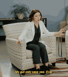Greys Anatomy Amelia Shepherd GIF - Greys Anatomy Amelia Shepherd My Gut Only Says Yes Ever GIFs