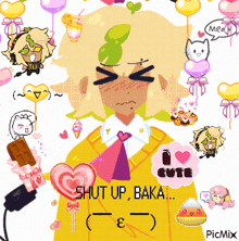 Shut Up Shut Up Baka GIF - Shut Up Shut Up Baka Yuma GIFs