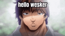 Hello Wesker Baki GIF - Hello Wesker Baki Baki Hanma GIFs