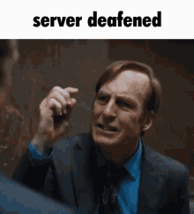 Server Deafened Better Call Saul GIF - Server Deafened Better Call Saul GIFs