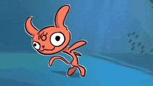 a drawing of an octopus with the number 48 written on its face