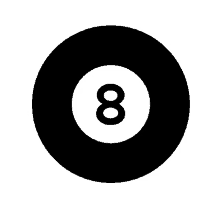 number8 ball 8ball object ball without a doubt