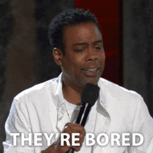 Theyre Bored Chris Rock GIF - Theyre Bored Chris Rock Chris Rock Selective Outrage GIFs