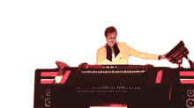 playing keyboards mark ronson bang bang bang song musician playing music