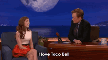 She'S Obsessed With Taco Bell GIF - Annakendrick Tacobell Fastfood GIFs