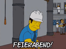 Feierabend In Kraftwerk - Feierabend GIF - Feierabend Die Simpsons The Simpsons GIFs