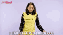 I Ended Up Nailing It Wink GIF - I Ended Up Nailing It Wink I Got It Covered GIFs