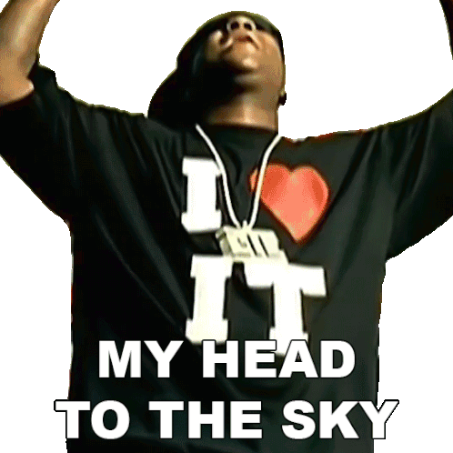 My Head To The Sky Jeezy Sticker - My Head To The Sky Jeezy I Luv It Song Stickers