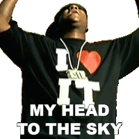My Head To The Sky Jeezy Sticker - My Head To The Sky Jeezy I Luv It Song Stickers