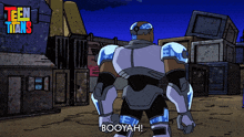 Booyah Cyborg GIF - Booyah Cyborg Teen Titans GIFs