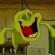 Laughing Slimer GIF - Laughing Slimer Ghostbusters GIFs